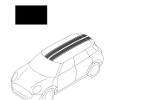 Mini Cooper Sport Stripes Black Roof Kit OEM Gen3 4-Door Models