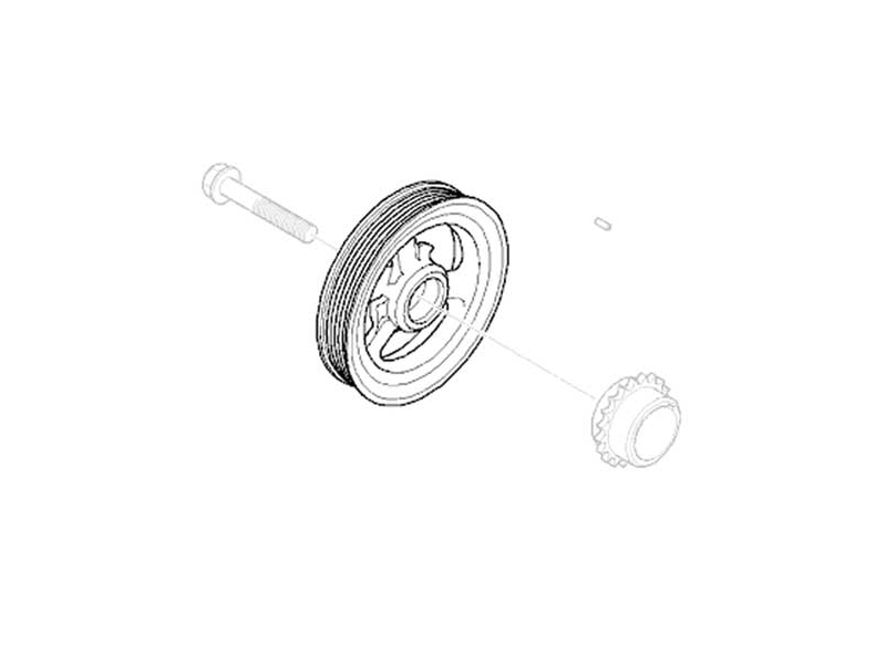 OEM Crank Pulley Vibration Damper MINI Cooper S R52 R53 Gen1